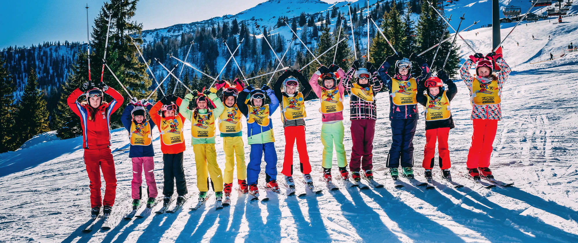 Kinderskikurse in Flachau in der Skischule Hermann Maier